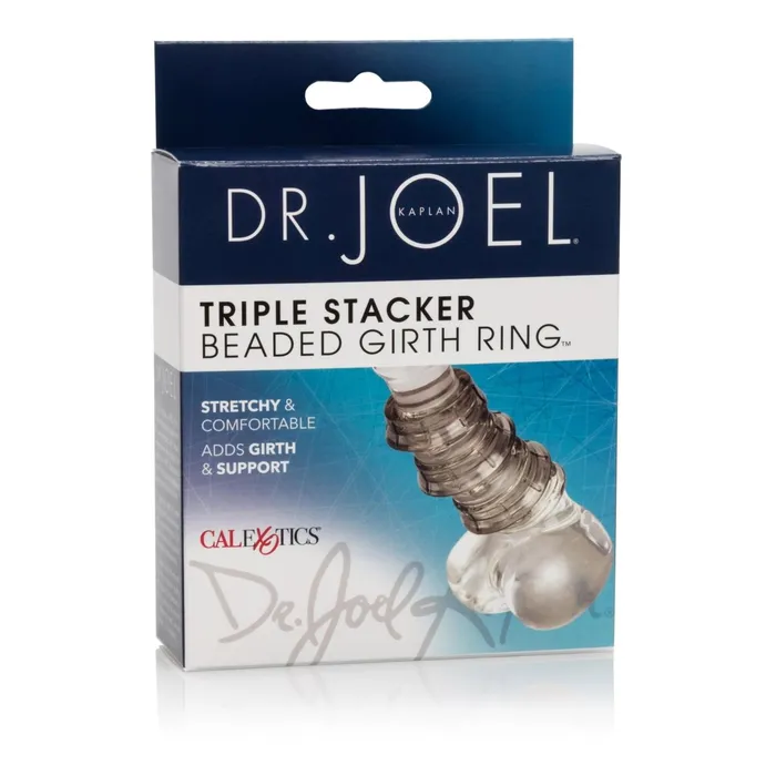 Male Sex Toys CalExotics Dr Joel Kaplan Beaded Girth Ring Triple Stacker