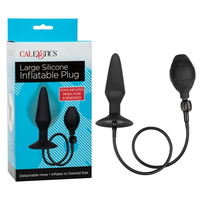 Male Sex Toys Large Silicone Inflatable Plug CalExotics Male Sex Toys Large Silicone Inflatable Plug CalExotics