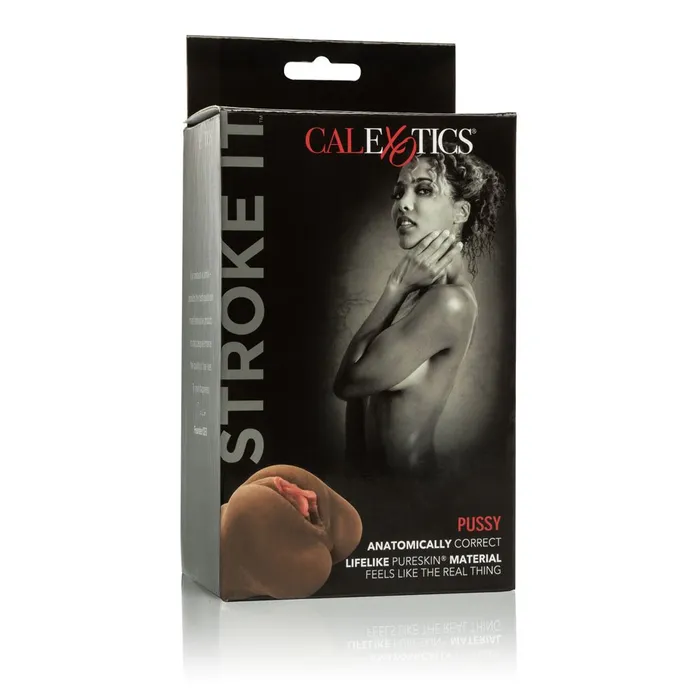 Male Sex Toys Stroke It Pussy Brown CalExotics