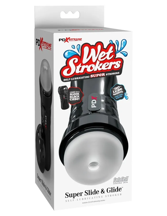 Male Sex Toys Wet Strokers Super Slide and Glide Frosted PDX Brands