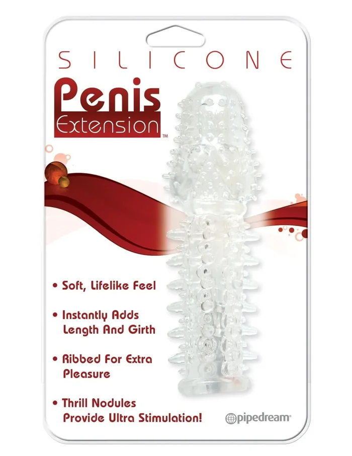 Pipedream Male Sex Toys Penis Extension Clear