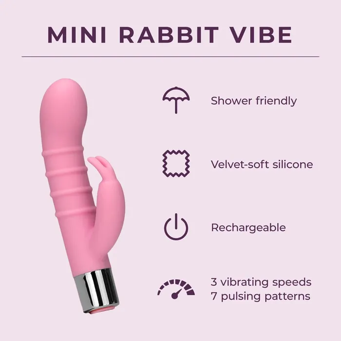 Pure Romance By ValGina Vibrators Mini Rabbit Vibe NEW