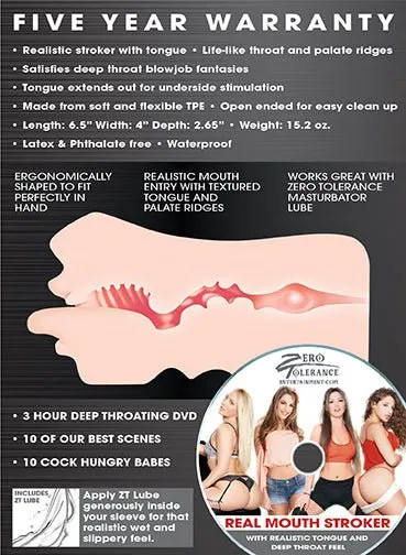 Real Mouth Stroker Zero Tolerance Male Sex Toys Real Mouth Stroker Zero Tolerance Male Sex Toys