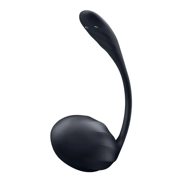 Satisfyer Anal Ribbed Petal Connect App Black Satisfyer Anal Ribbed Petal Connect App Black