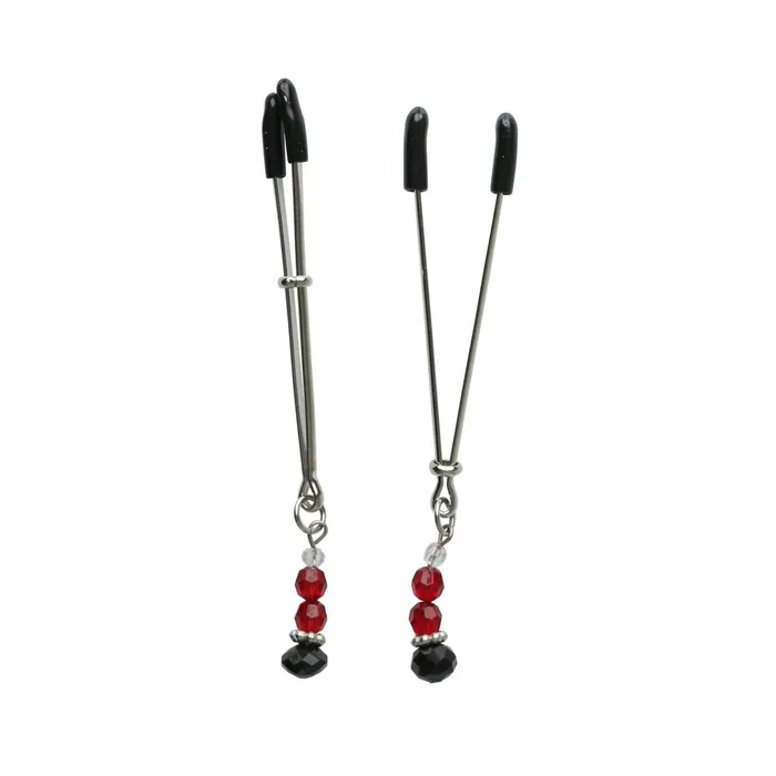 Sex and Mischief Ruby Black Nipple Clips Sportsheets Couples
