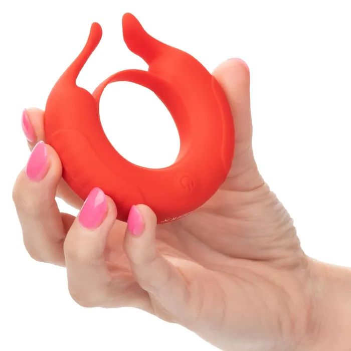 Silicone Rechargeable Taurus Enhancer Red CalExotics Anal