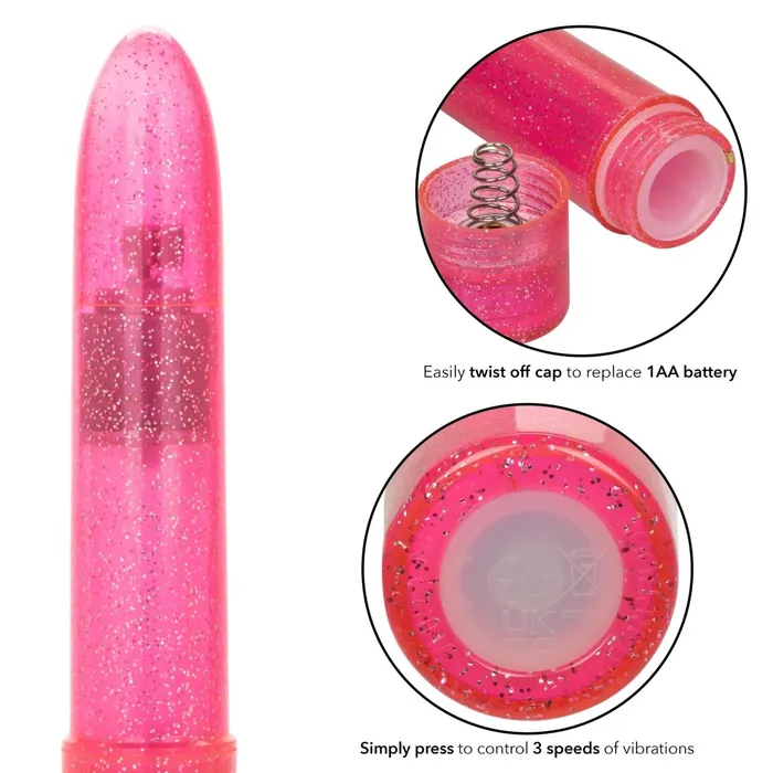 Vibrators CalExotics Sparkle Mini Vibe Pink Vibrators CalExotics Sparkle Mini Vibe Pink