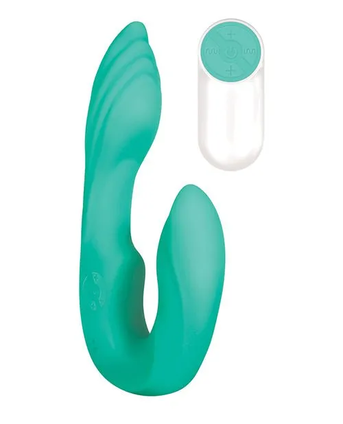 Vibrators Strapless Seashell Teal Evolved Gender X