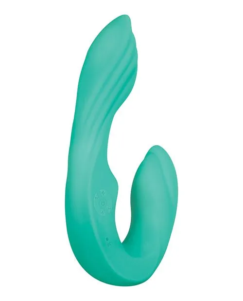 Vibrators Strapless Seashell Teal Evolved Gender X Vibrators Strapless Seashell Teal Evolved Gender X