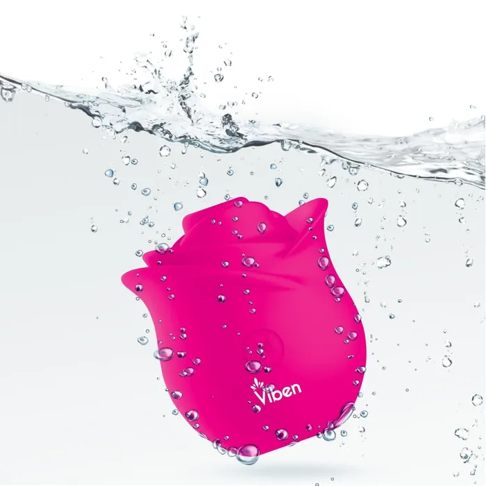 Zen Rose Hot Pink Handheld Rose Clitoral and Nipple Stimulator Viben Vibrators Zen Rose Hot Pink Handheld Rose Clitoral and Nipple Stimulator Viben Vibrators