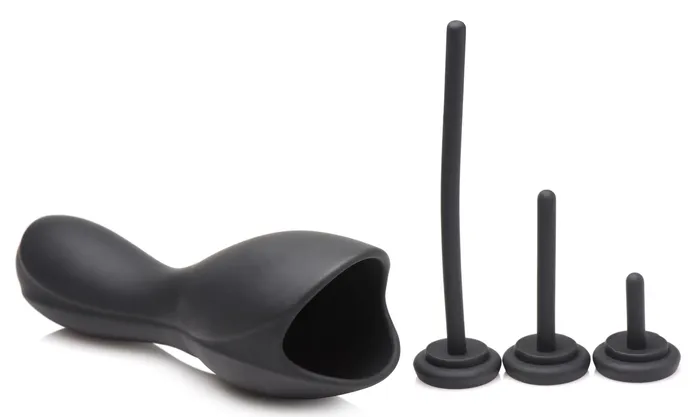 10x Vibrating Penis Head Teaser With Urethral Sounds XR Brands Male Sex Toys