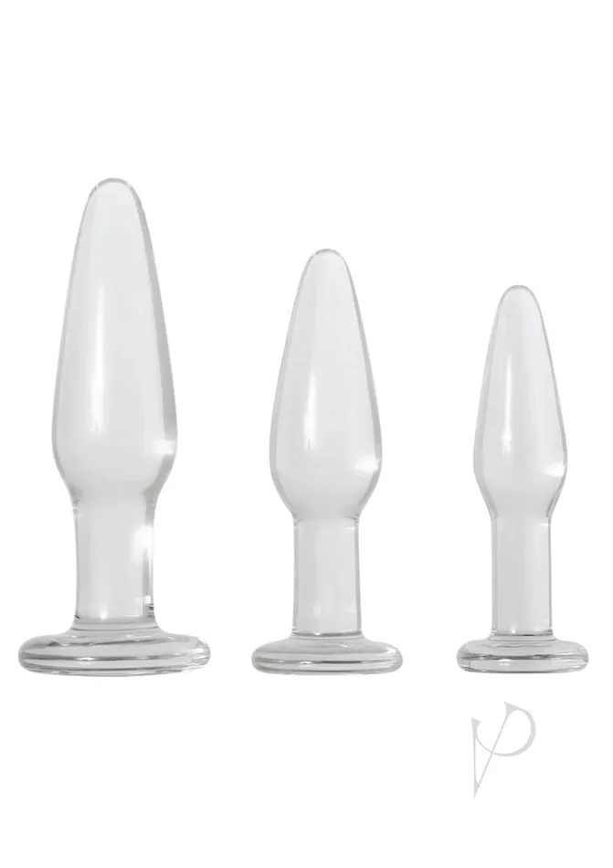 Aande Glass Ana Training Trio Adam and Eve Male Sex Toys Aande Glass Ana Training Trio Adam and Eve Male Sex Toys