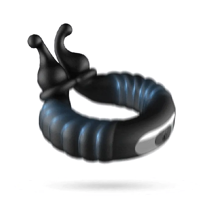 ABELE 2 Motors Perineum Penis Ring with Vibration Sohimi Male Sex Toys