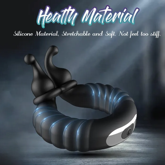 ABELE 2 Motors Perineum Penis Ring with Vibration Sohimi Male Sex Toys
