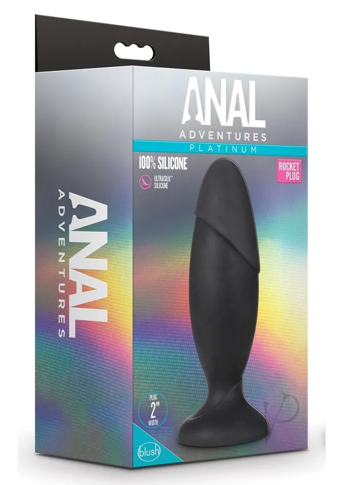 Anal Adventure Platinum Rocket Plug Anal Adventures Anal