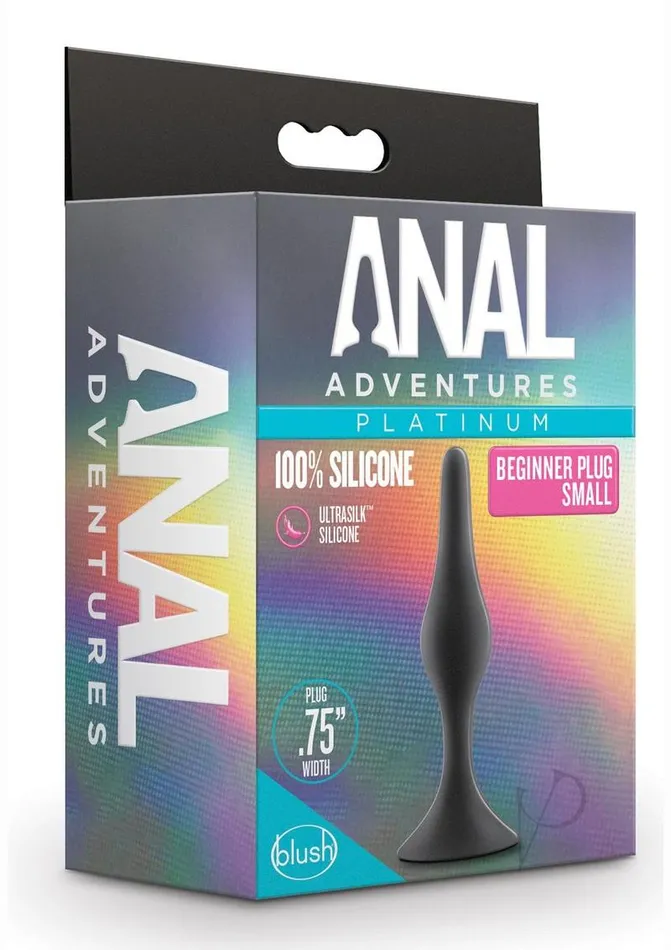 Anal Anal Adv Platinum Silicone Begin Plug Sm Anal Adventures