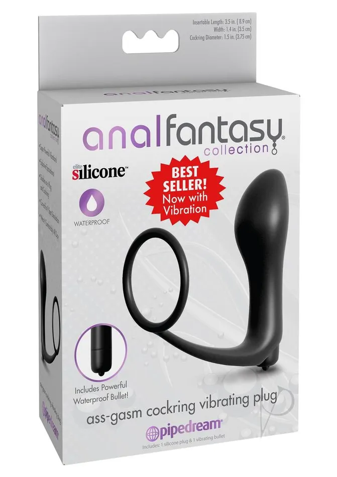Anal Anal Fantasy Collection Afc Ass Gasm Cockring Vibrating Plug