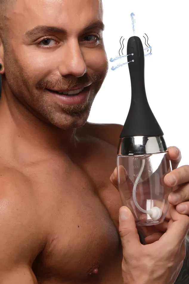 Anal Autovibrating Enema Bulb XR Brands