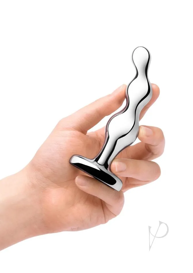 Anal B Vibe Stainless Steel anal Beads bVibe
