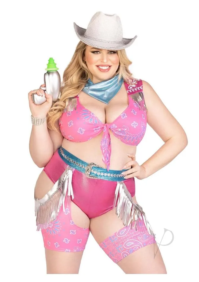 Anal Leg Avenue Space Cowgirl 4pc Set 1x2x Multicolor