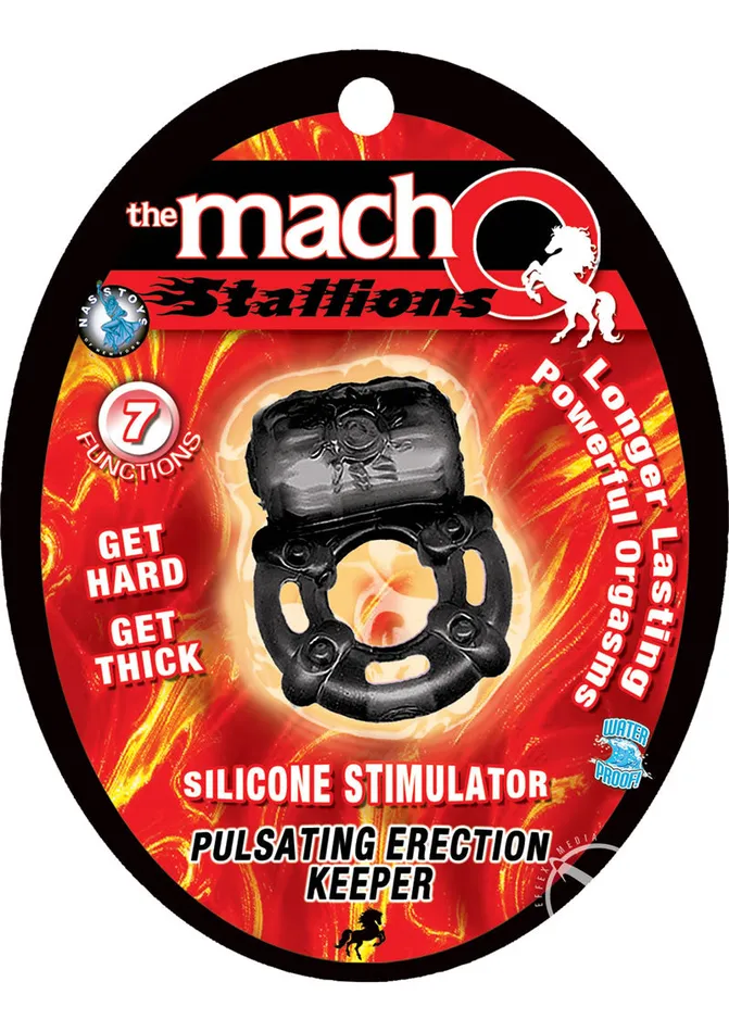 Anal Macho Macho Stallions Erection Keeper Black