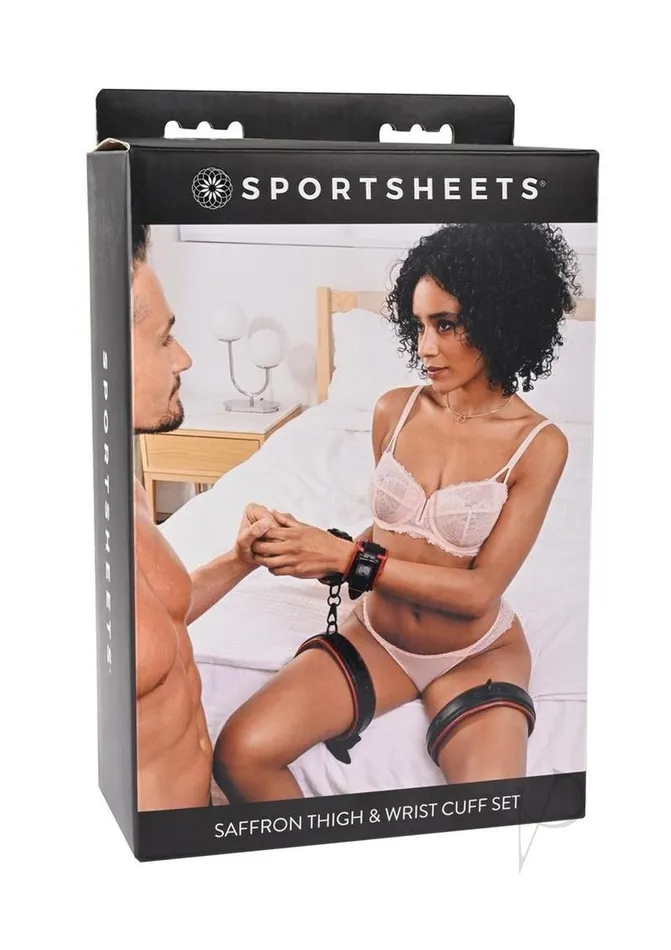Anal Saffron Saffron Thigh Wrist Cuff Set
