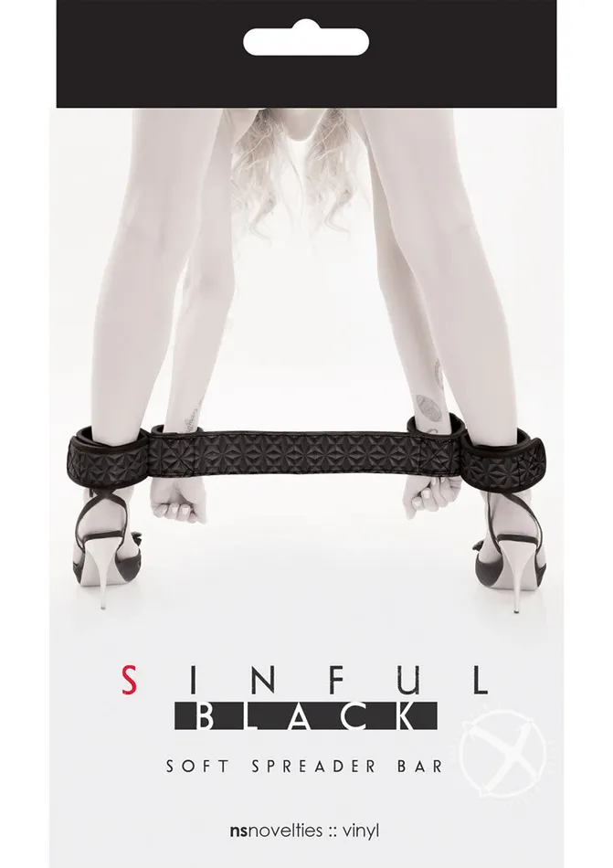 Anal Sinful Soft Spreader Bar Black Sinful Anal Sinful Soft Spreader Bar Black Sinful