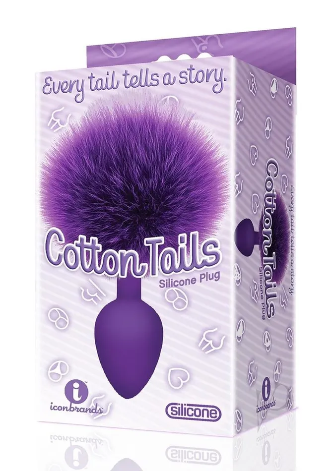Anal THE 9S The 9 Cottontails Bunny Tail Plug Purple