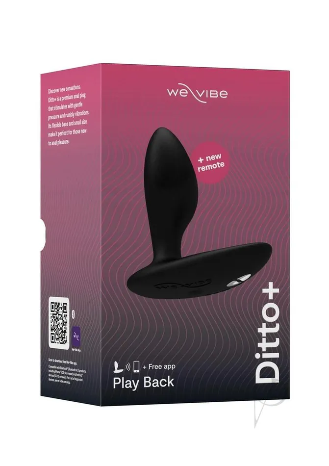 Anal WeVibe Wv Ditto Plus Satin Black
