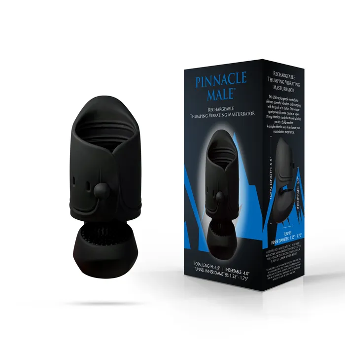 BALTO Vibrators PINNACLE THUMP HEAD STIM BLK BALTO Vibrators PINNACLE THUMP HEAD STIM BLK