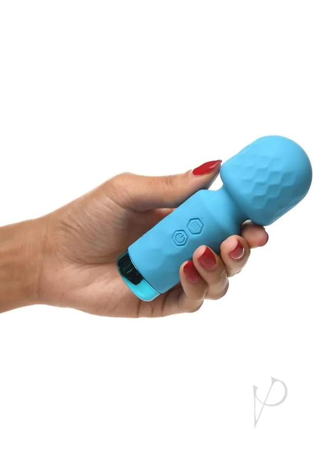 BANG Vibrators Bang 10x Mini Silicone Wand Blue