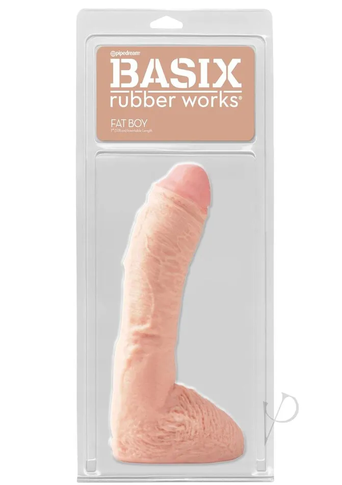 Basix 10 Fat Boy Flesh Basix Rubber Works Dildos