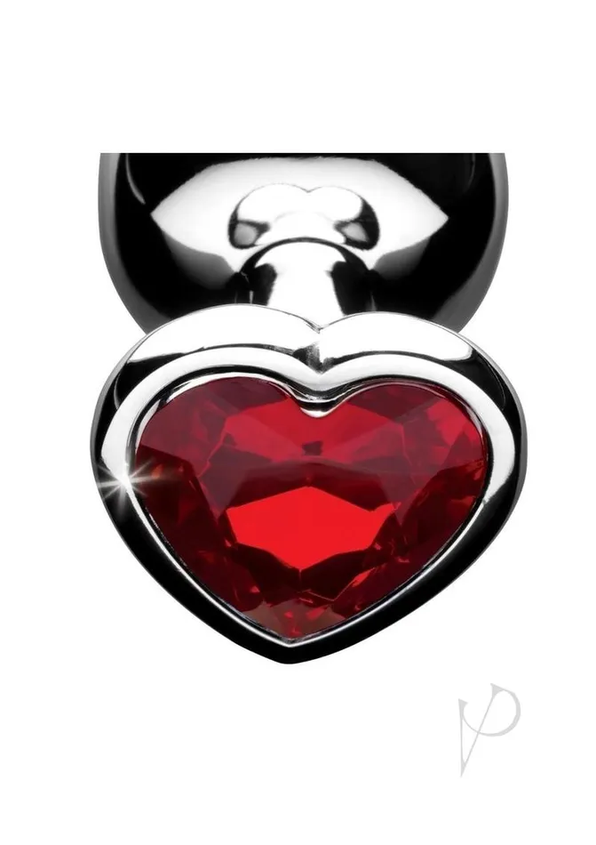 Booty Sparks Red Heart Anal Plug Lg Booty Sparks Anal