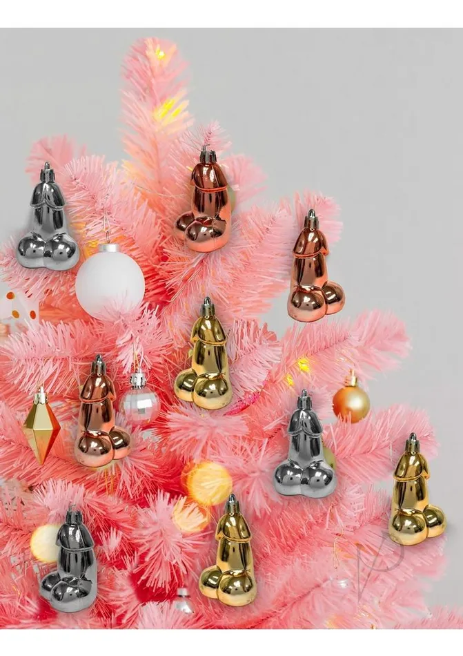 Candyprints Party Male Sex Toys Glitterati Penis Ornaments 8 Pack