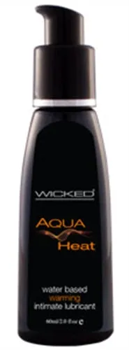 Castle Megastore Female Sex Toys Wicked Aqua Heat Warming Lube 2 oz