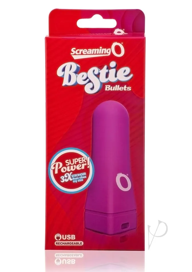 Charged Vibrators Bestie Bullet Purpleindividualdisc