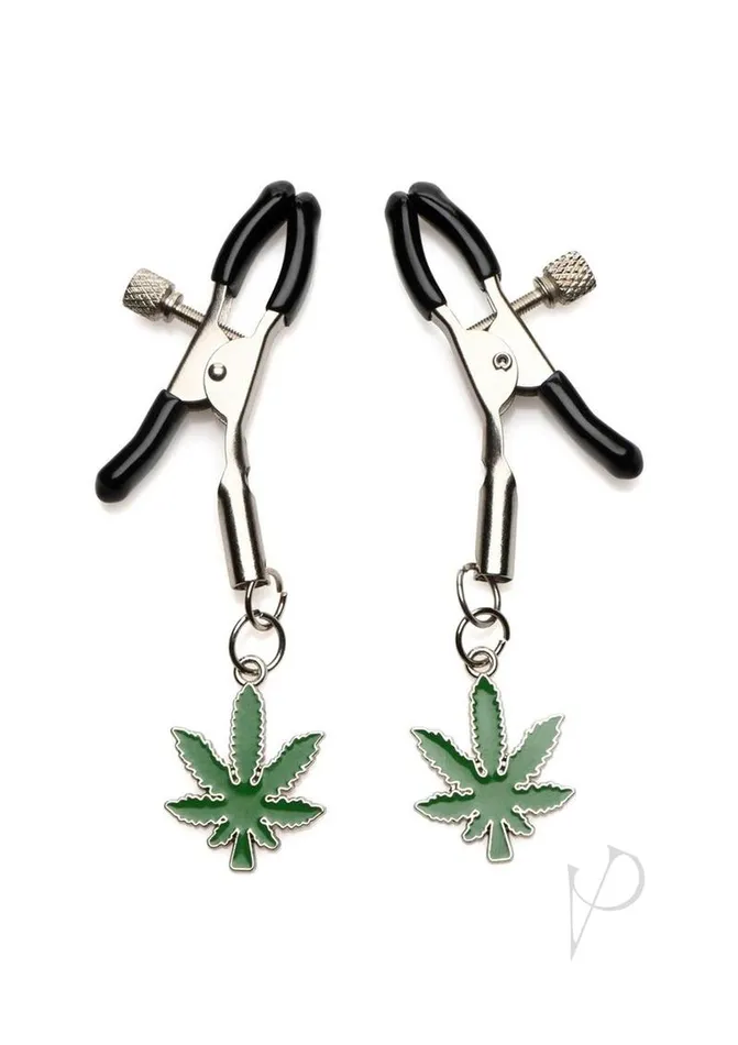 Charmed Nipple Clitoral Toys Charmed Mary Jane Nipple Clamps Green