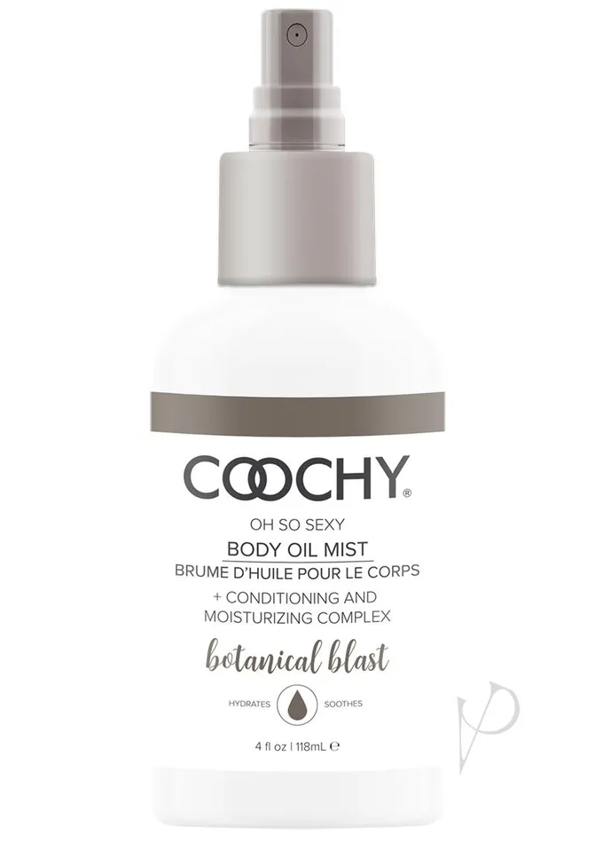 Coochy Body Oil Mist Botanical 4oz Coochy Female Sex Toys