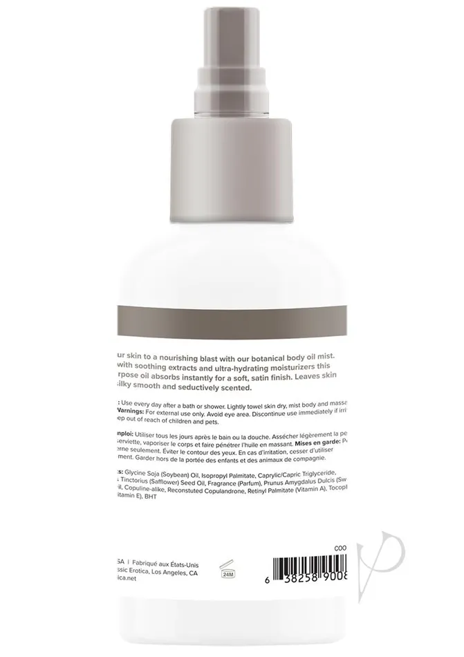 Coochy Body Oil Mist Botanical 4oz Coochy Female Sex Toys Coochy Body Oil Mist Botanical 4oz Coochy Female Sex Toys