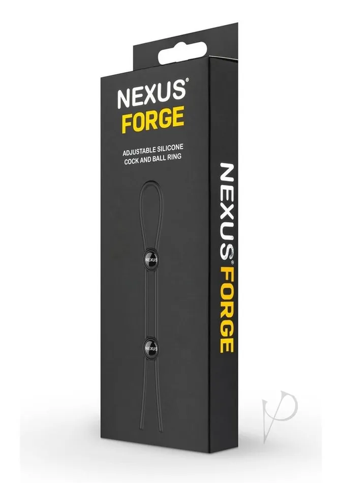 Couples Nexus Forge Double Lasso Cock Ring Black