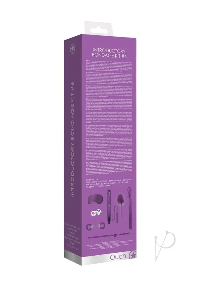 Couples Ouch Ouch Kits Introductory Bondage 6 Purple Couples Ouch Ouch Kits Introductory Bondage 6 Purple