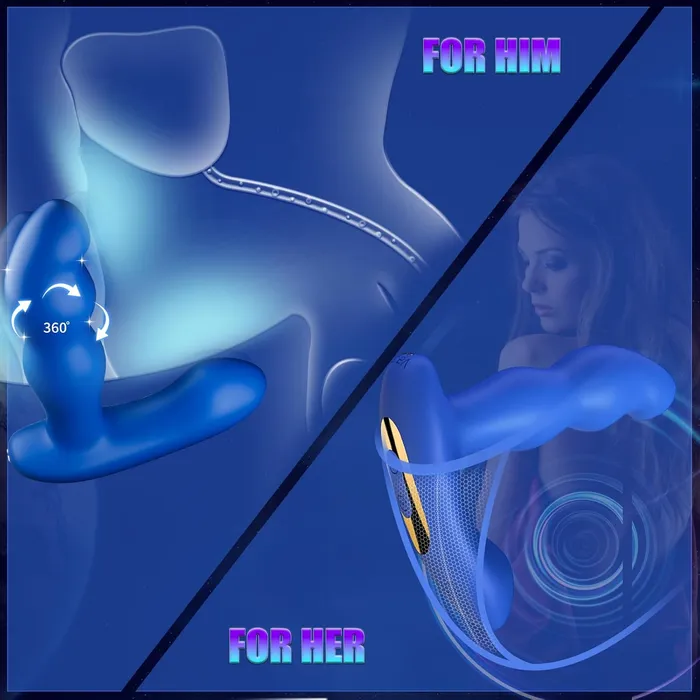 CupidSecrets Male Sex Toys 360 Rotating Prostate Massager CupidSecrets Male Sex Toys 360 Rotating Prostate Massager