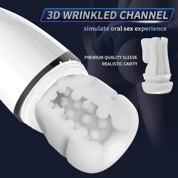 CupidSecrets Male Sex Toys Automatic Male Stroker Automatic Handsfree Male Masturbator Cup Stroker Pocket Pussy Sex Toys for Men