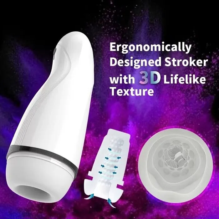CupidSecrets Male Sex Toys Automatic Male Stroker Automatic Handsfree Male Masturbator Cup Stroker Pocket Pussy Sex Toys for Men