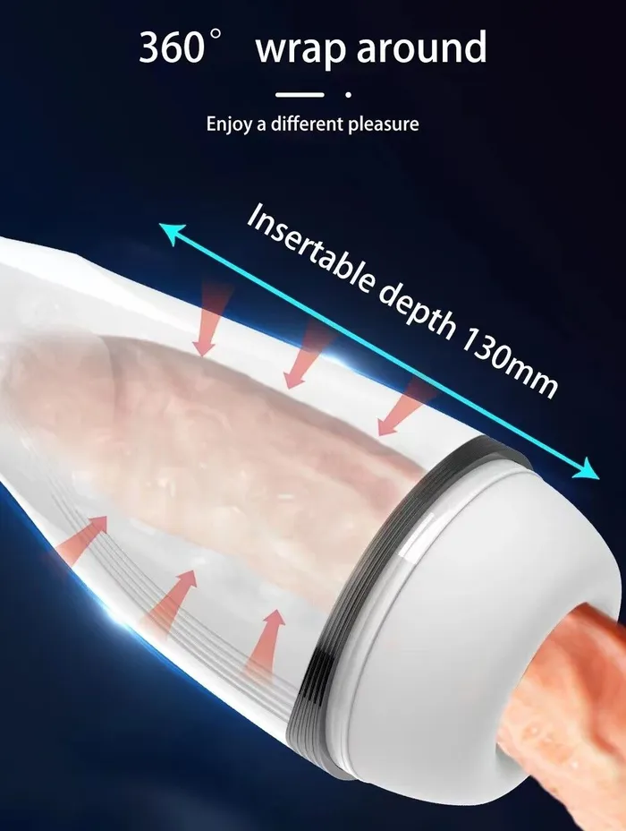CupidSecrets Male Sex Toys Automatic Male Stroker Automatic Handsfree Male Masturbator Cup Stroker Pocket Pussy Sex Toys for Men
