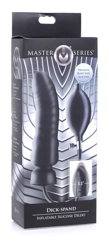 Dickspand Inflatable Silicone Dildo XR Brands Female Sex Toys