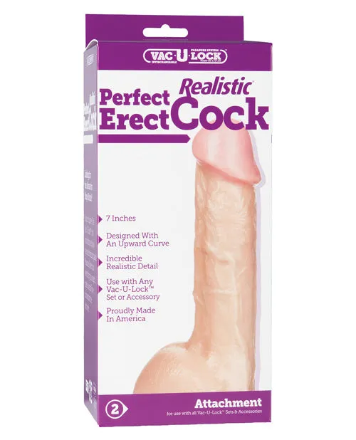 Dildos Doc Johnson VacULock 7 Perfect Realistic Cock
