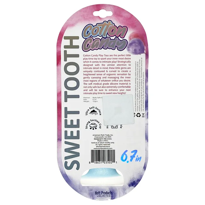 Dildos HOTT PRODUCTS UNLIMITED CC SWEET TOOTH 67 DILDO