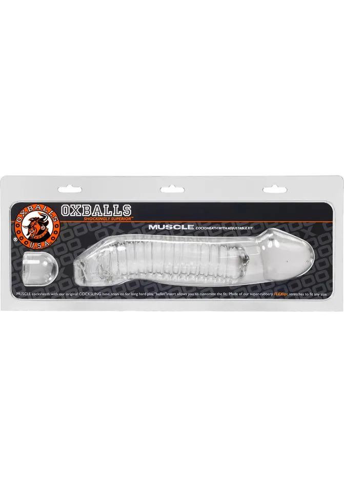 Dildos Muscle Cocksheath Clear Oxballs