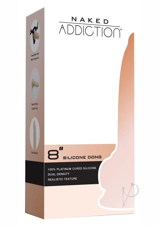 Dildos Naked Addiction Naked Addiction Sili Dong 8 Beigedisc